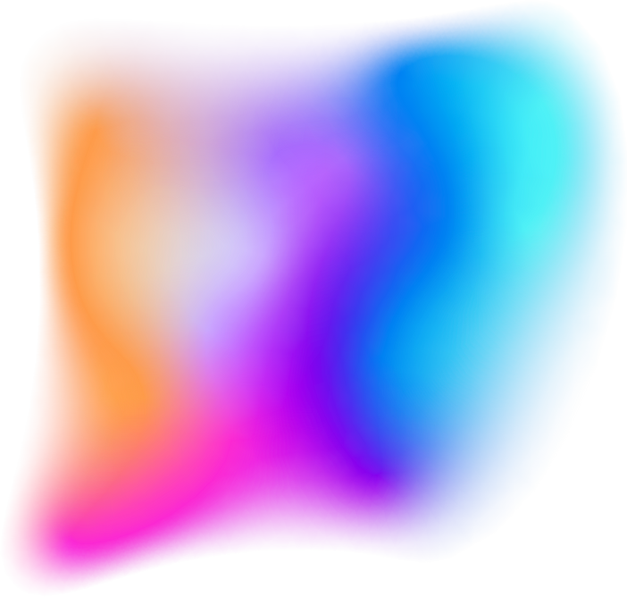 Gradient Blur Orange Purple Blue Green